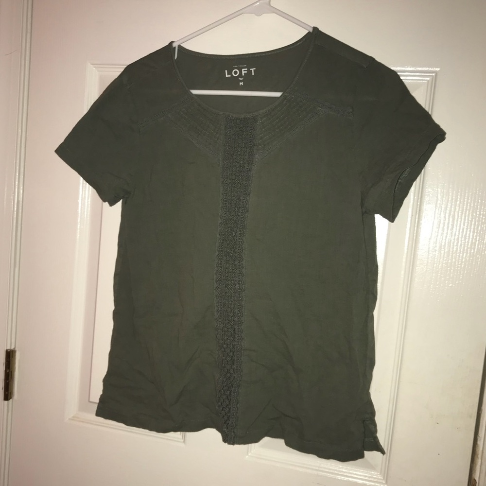 ANN TAYLOR LOFT short sleeve blouse